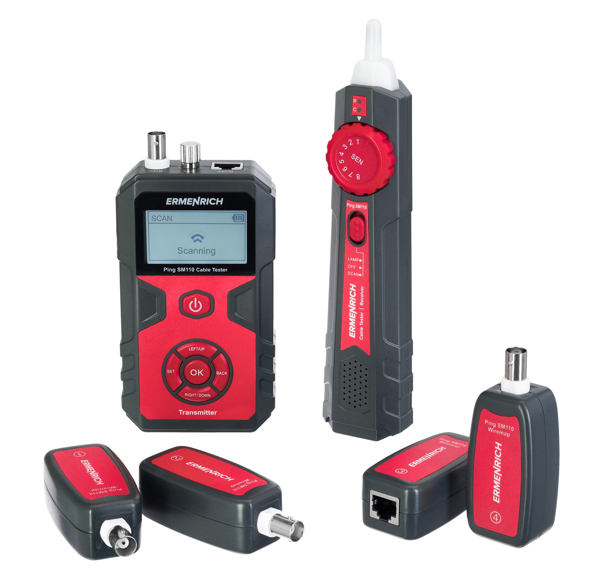 Tester przewodów Ermenrich Ping SM110-1643782