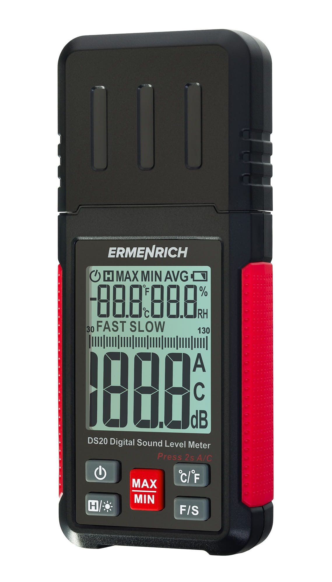 Cyfrowy miernik poziomu dźwięku Ermenrich Seek DS20-1702575