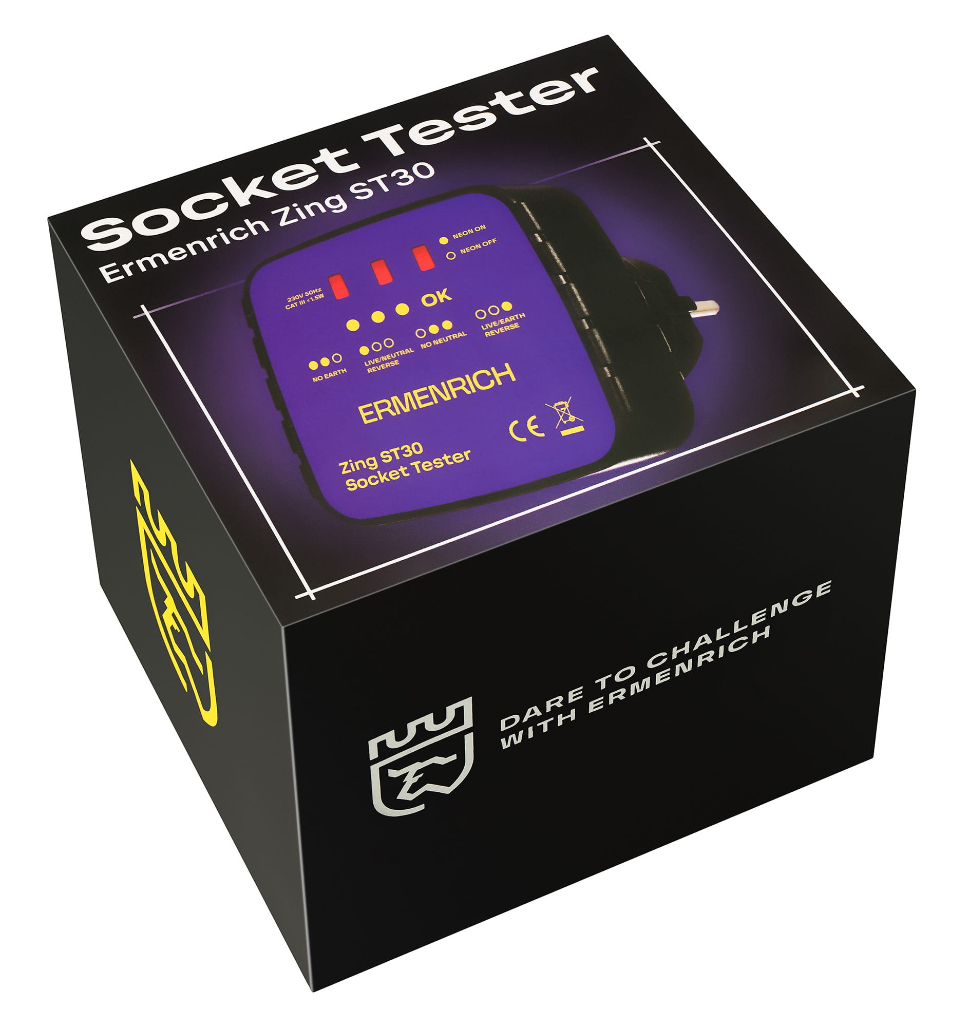 Tester do gniazd sieciowych Ermenrich Zing ST30-1703198