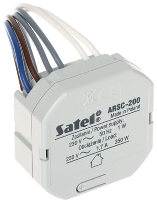 INTELIGENTNY STEROWNIK ROLET ARSC-200 BE WAVE 230V AC SATEL-1683220