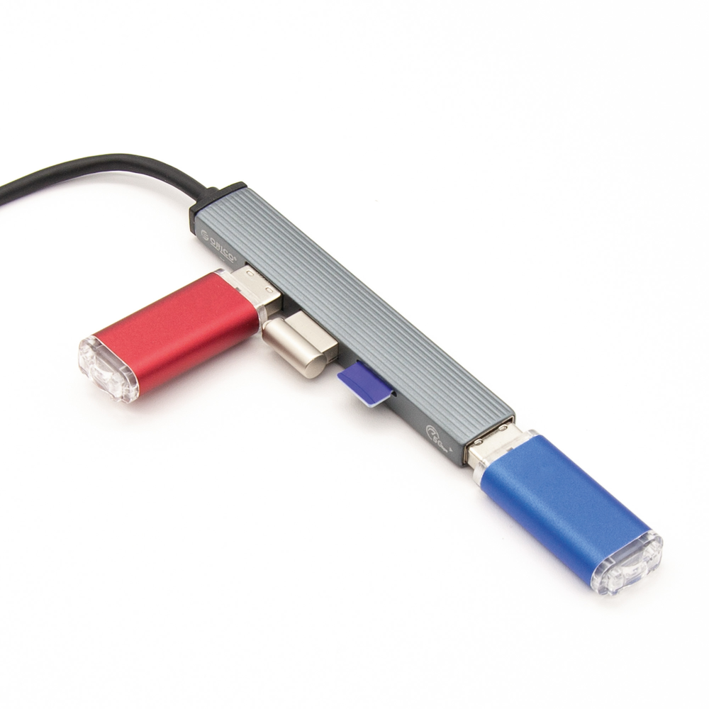 Orico Hub USB-A 5Gbps 3*USB-A, microSD, alu-1450569