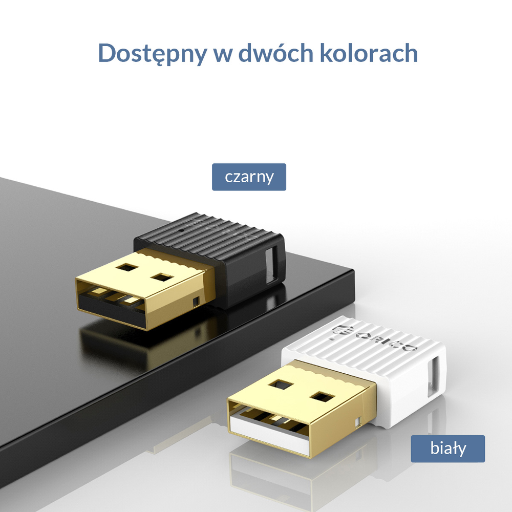 Orico Adapter Bluetooth 5.0 USB-A biały-1634454