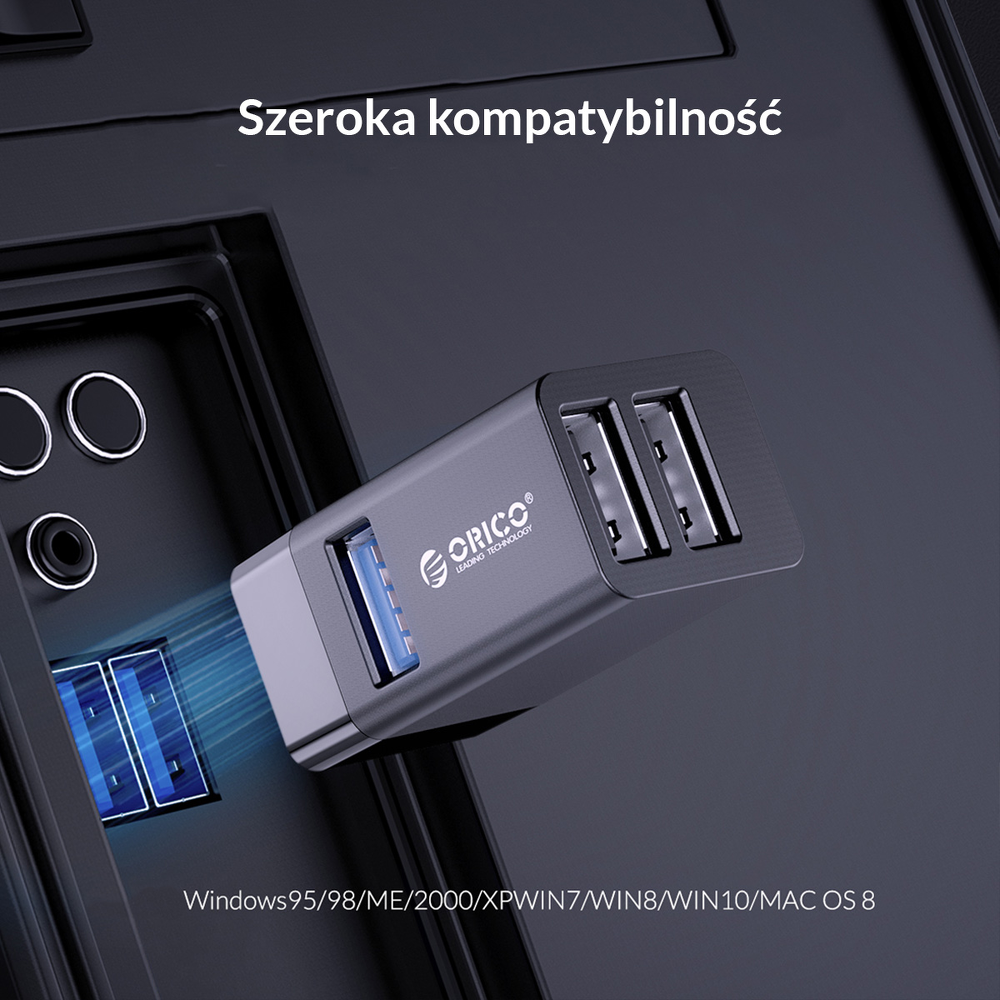 Orico Hub USB 5Gbps mini 3xUSB-A-1277421