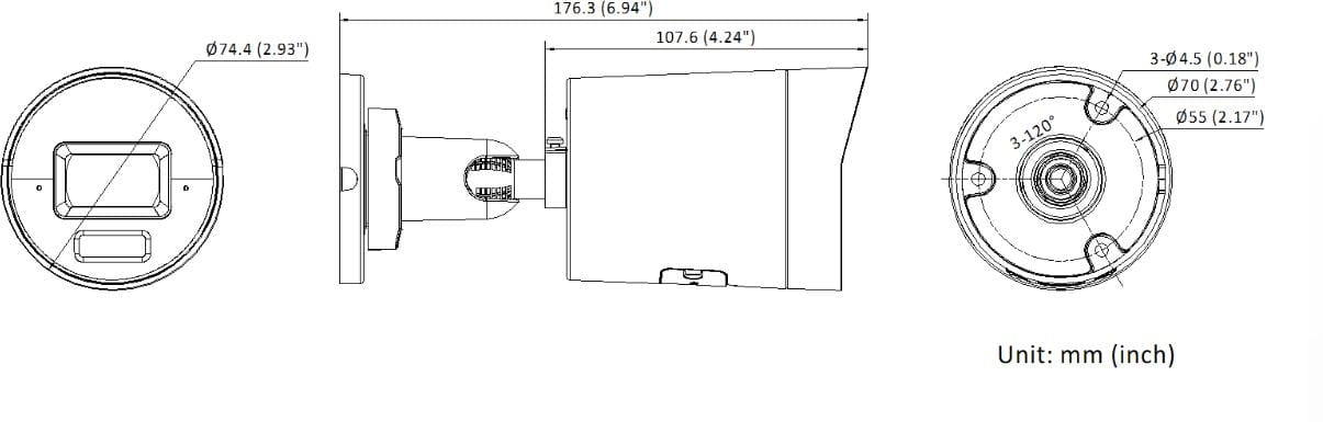 Kamera IP Hikvision DS-2CD2067G3-LI2UY/SL 2.8mm PL-1707807