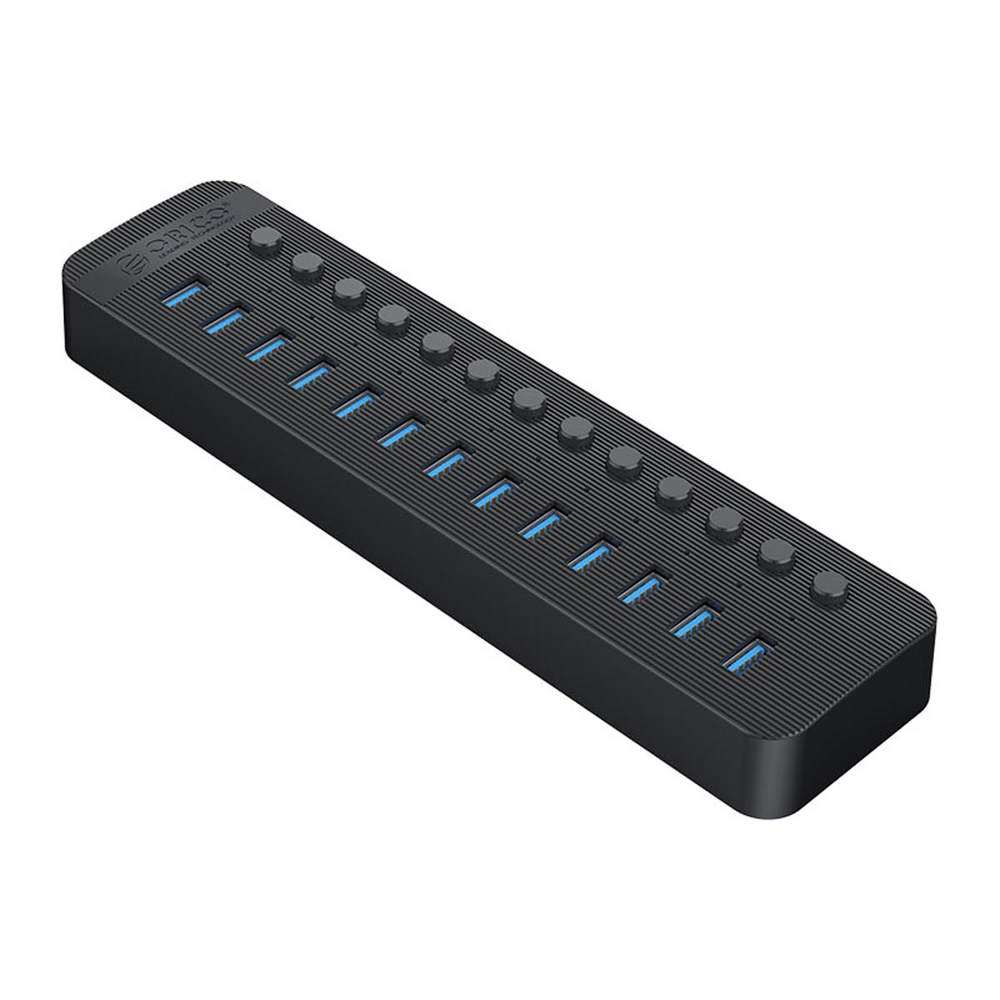 Orico Aktywny hub 13*USB-A 5Gbps BC 1.2 60W czarny-1639145