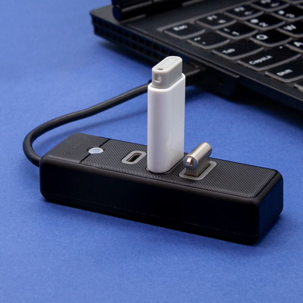 Orico Hub USB-C 2x USB-A 3.1 + USB-C czarny-1525324