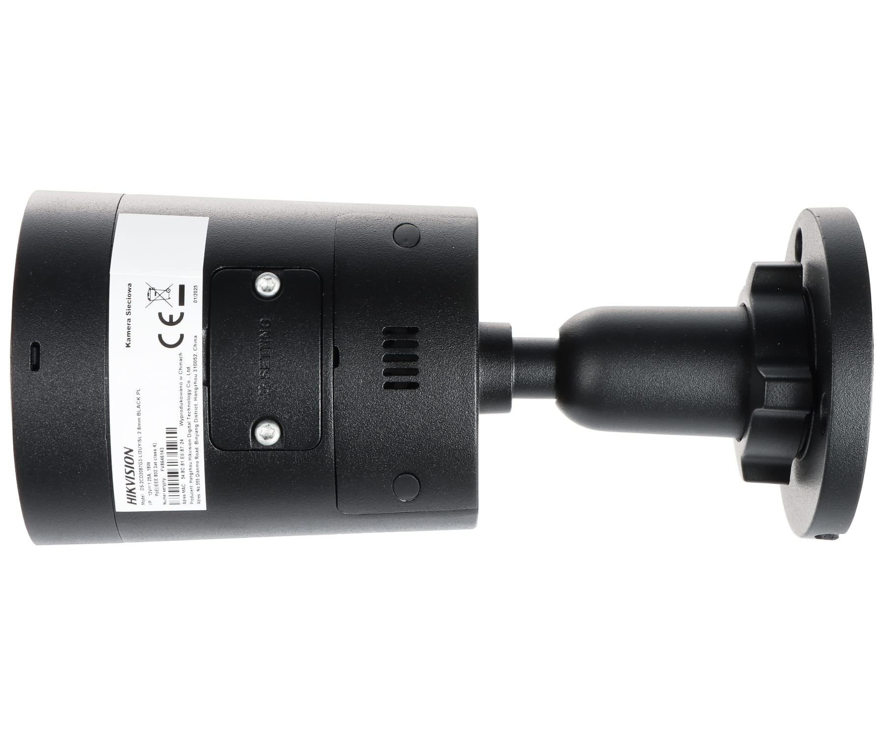 KAMERA IP DS-2CD2087G3-LI2UY/SL(2.8MM)(BLACK)PL ColorVu 3.0 - 8.3Mpx 4K UHD Hikvision-1763994