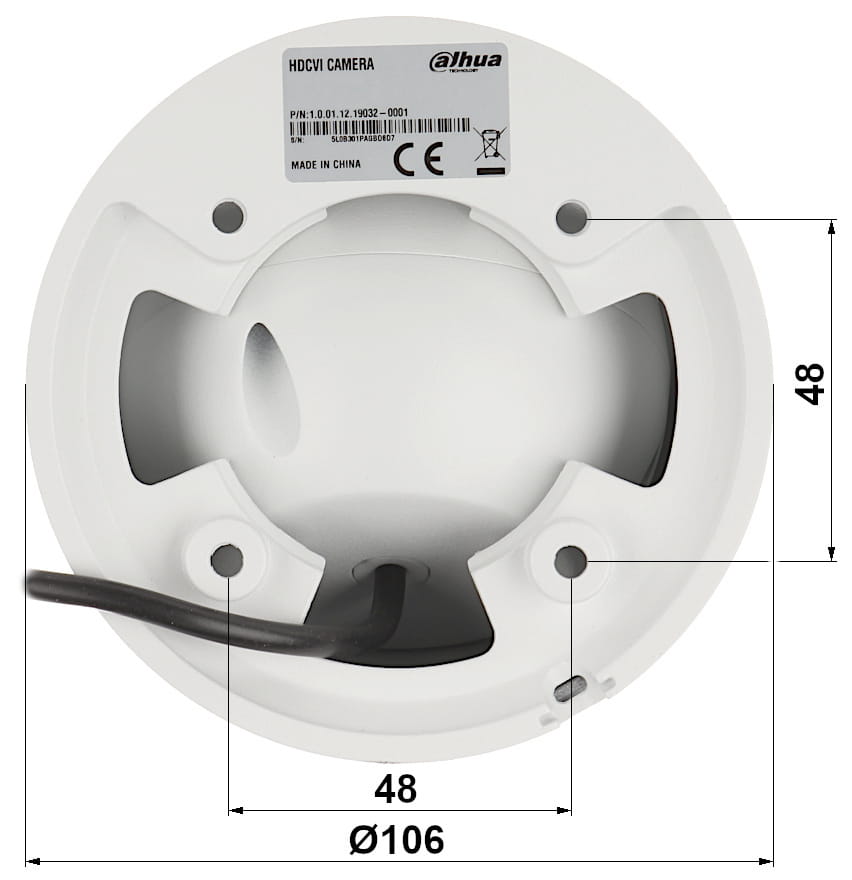 KAMERA AHD, HD-CVI, HD-TVI, CVBS HAC-HDW1509T-IL-A-0280B-S2 - 5Mpx 2.8mm DAHUA-1446168