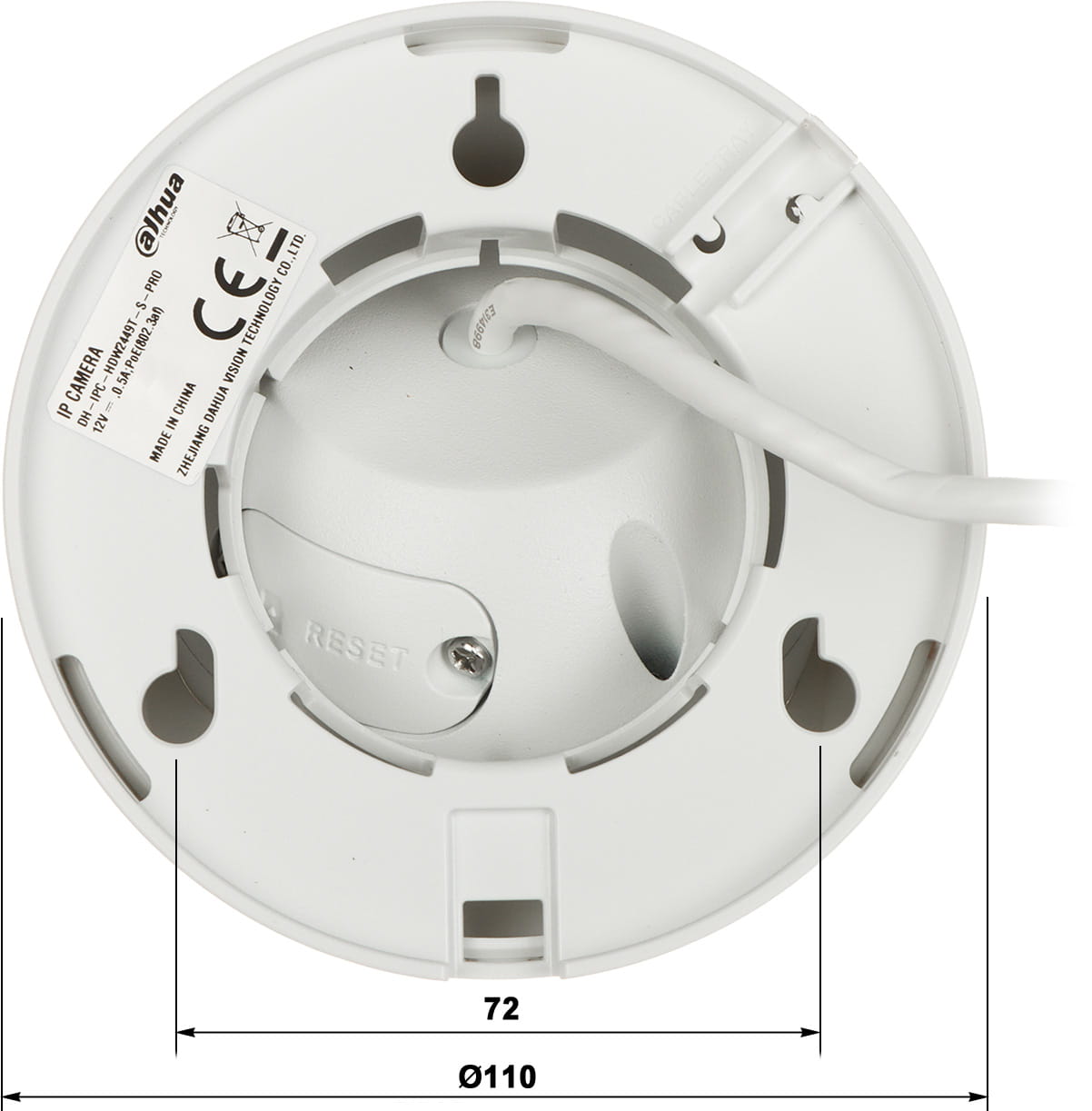 KAMERA IP IPC-HDW2649T-S-LED-0280B-PRO WizSense WizColor - 6Mpx 2.8mm DAHUA-1790151
