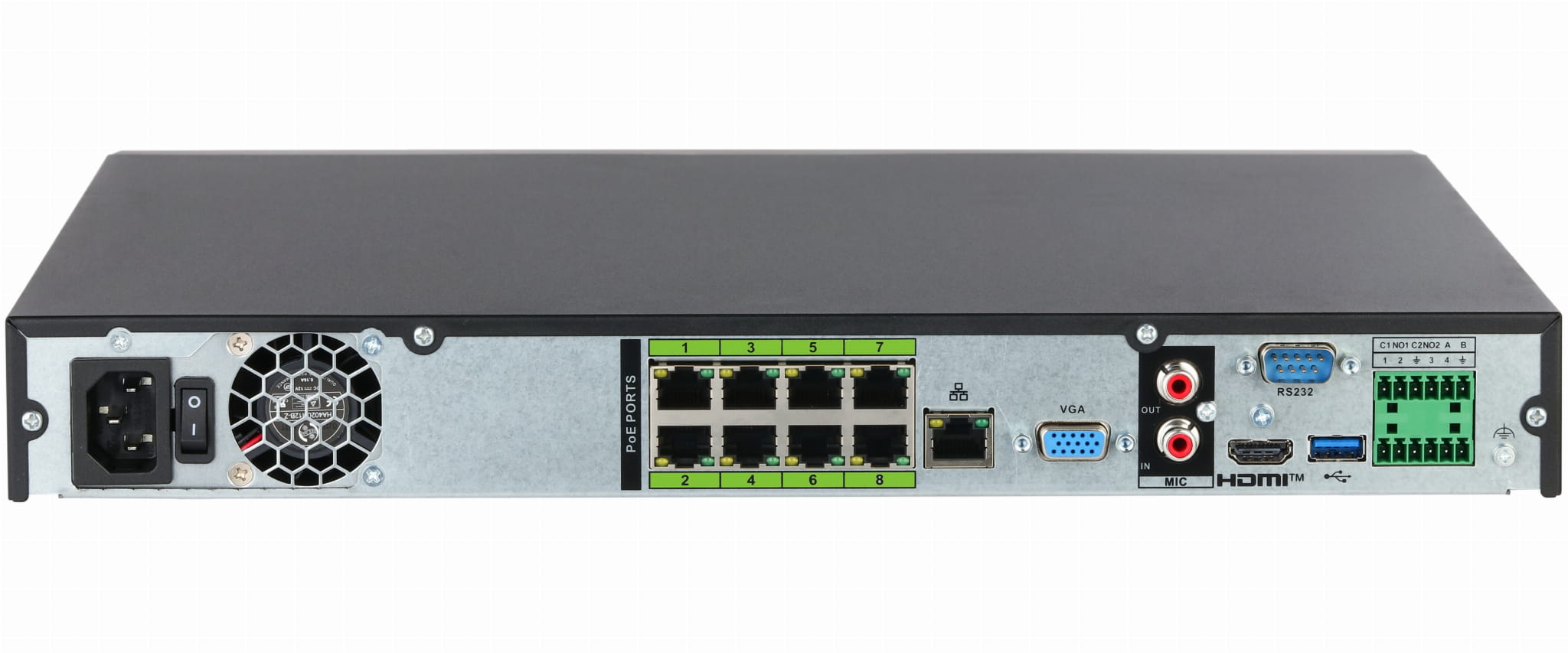 REJESTRATOR IP NVR5216-8P-EI2 16 KANAŁÓW, 8 PoE WizSense DAHUA-1815527