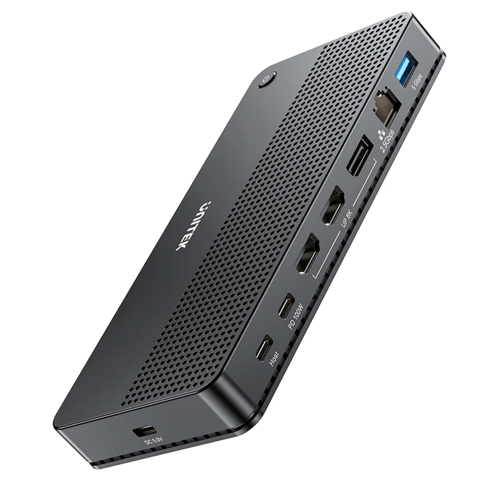 Unitek Stacja dokująca 13w1 MST HDMI DP 8K PD 100W-1781324
