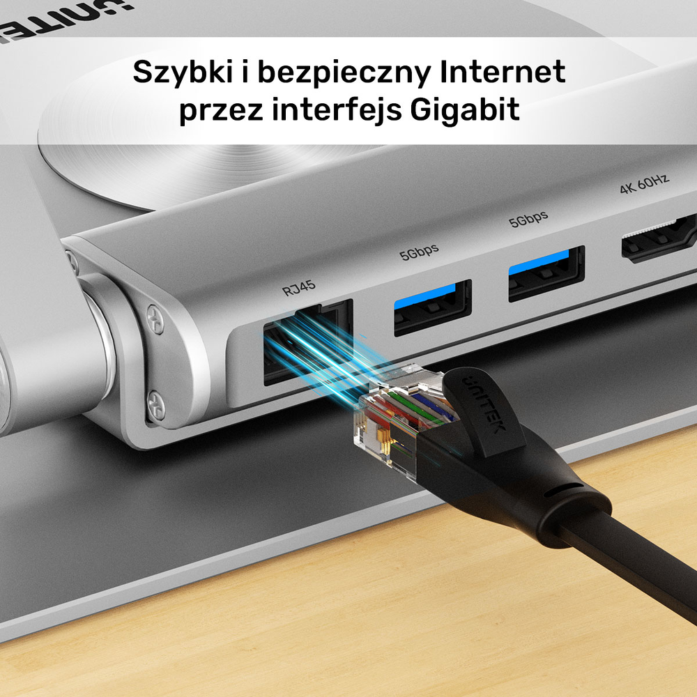 Unitek Podstawka pod laptop USB-C HDMI 4K PD 100W-1638624