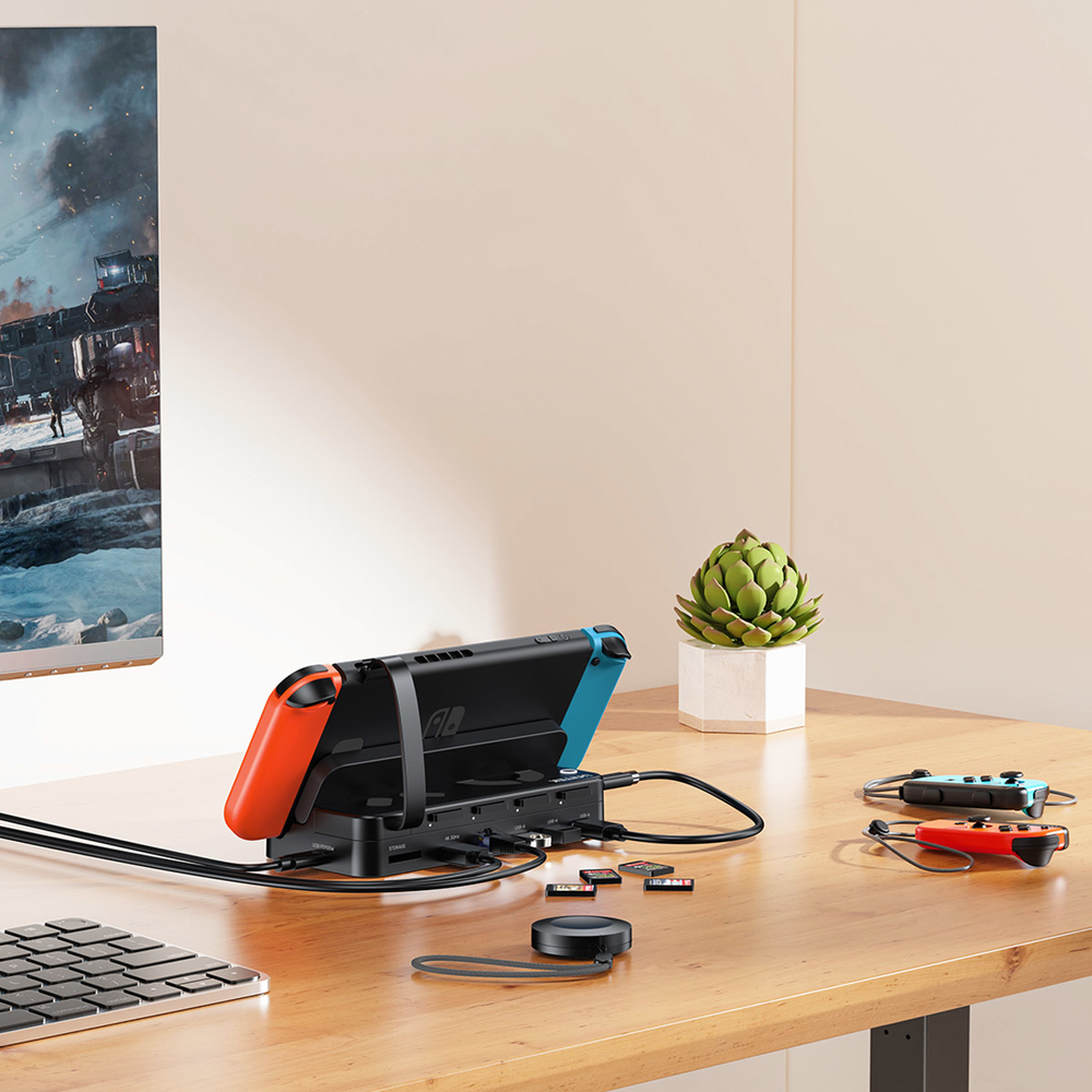 Unitek Stacja dokująca do Nintendo Switch + pilot-1781304