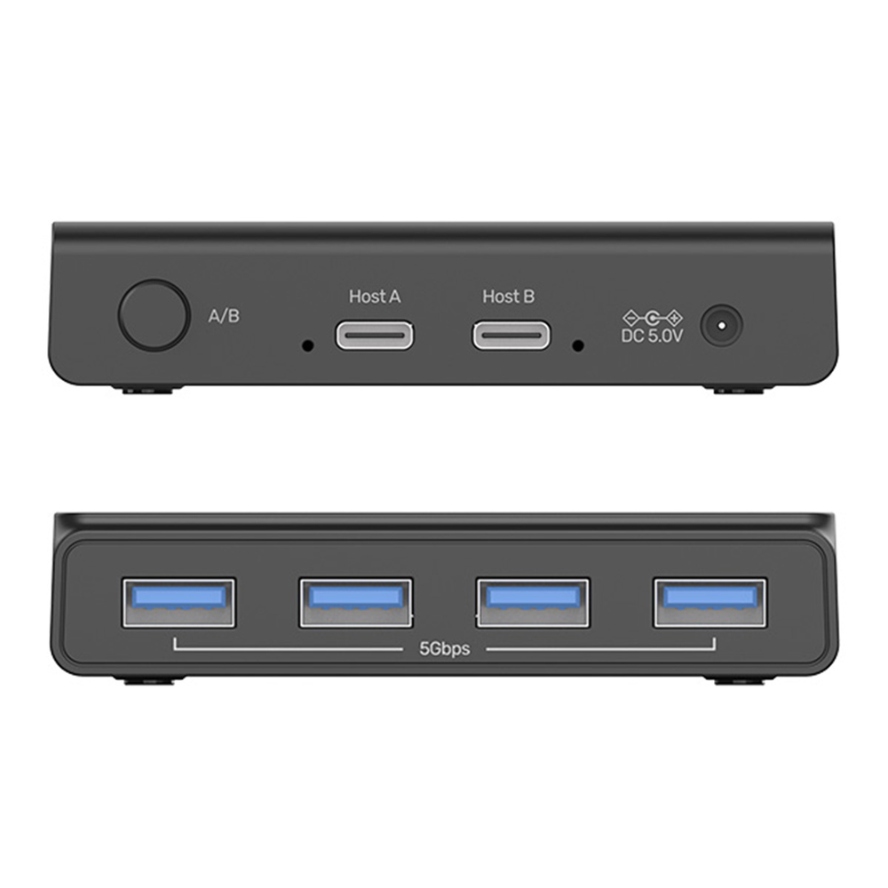 Unitek Przełącznik KVM 4x USB-A 5Gbps aktywny-1637404