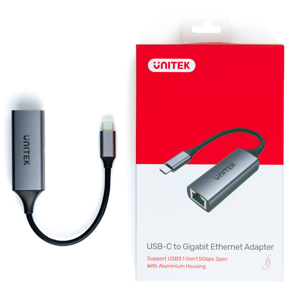 Unitek Adapter USB-C 3.1 Gen 1 - RJ45 1000 Mbps-1632550