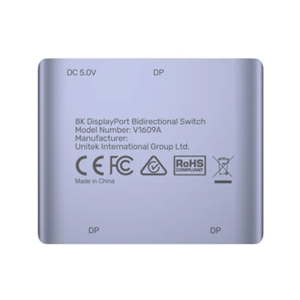 Unitek Dwukierunkowy przełącznik DP 1.4 8K 2-na-1-1524947