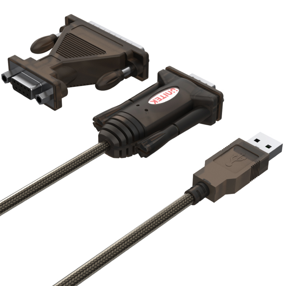 Unitek Y-105A konw. USB 1xRS-232 z adap.DB9F/DB25M-1630256