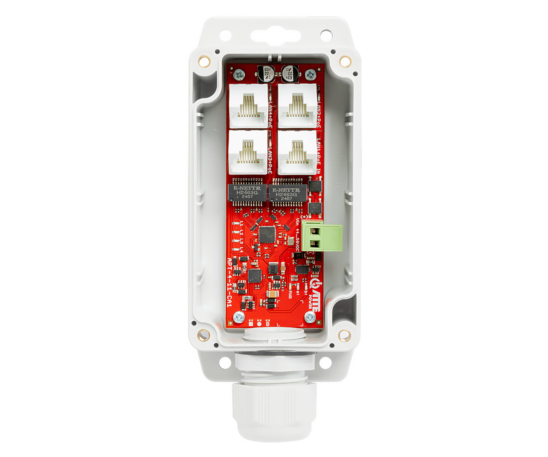 SWITCH POE, EXTENDER APT-4-11-CA1 4-PORTOWY W OBUDOWIE HERMETYCZNEJ ATTE-1816365