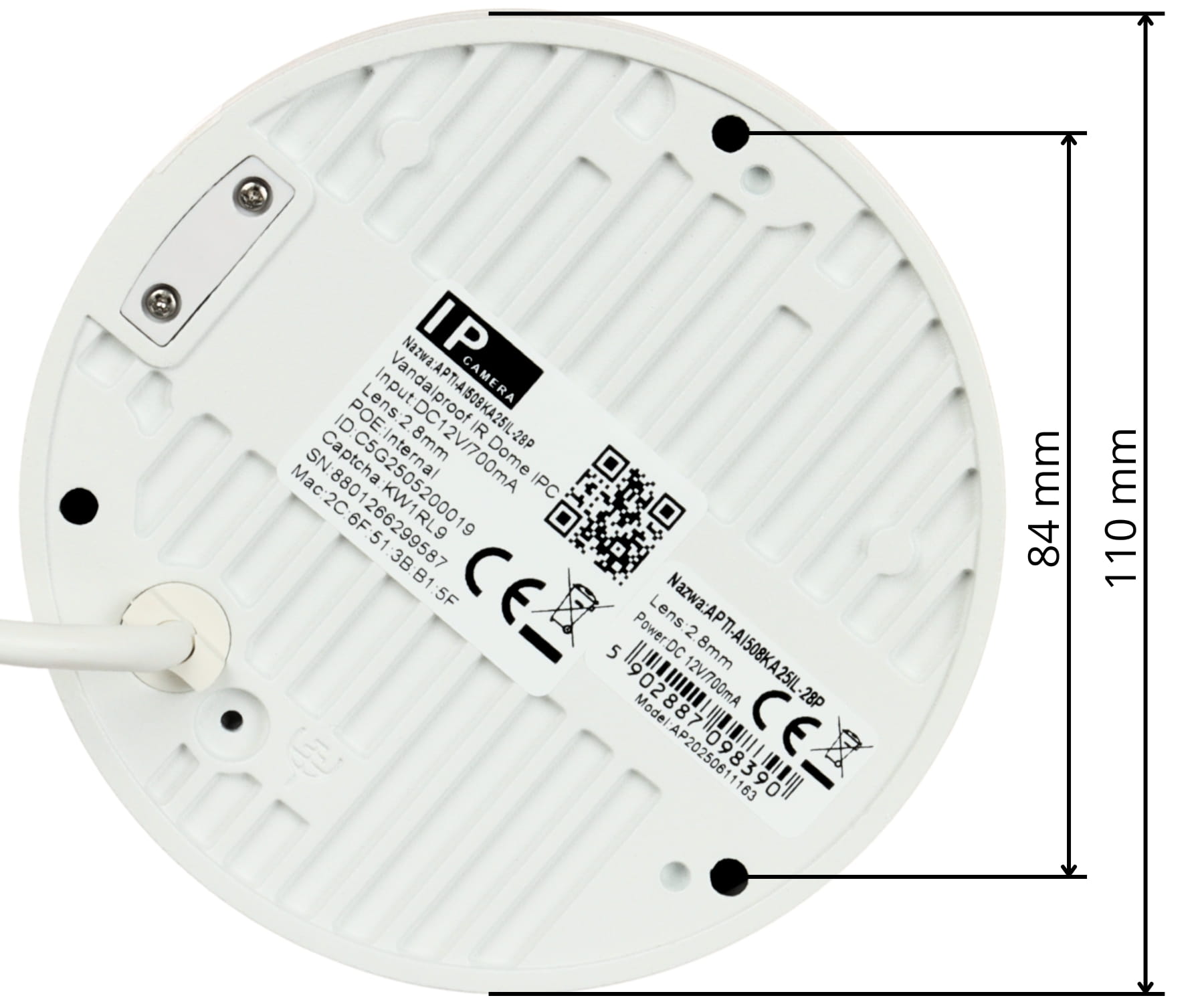 KAMERA IP APTI-AI508KA25IL-28P Smart Hybrid Light - 5Mpx 2.8mm APTI-1820096