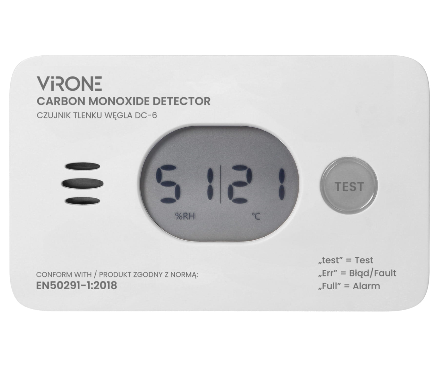 ZESTAW CZUJEK TLENKU WĘGLA (CZADU) I DYMU DC-7 Virone-1795817