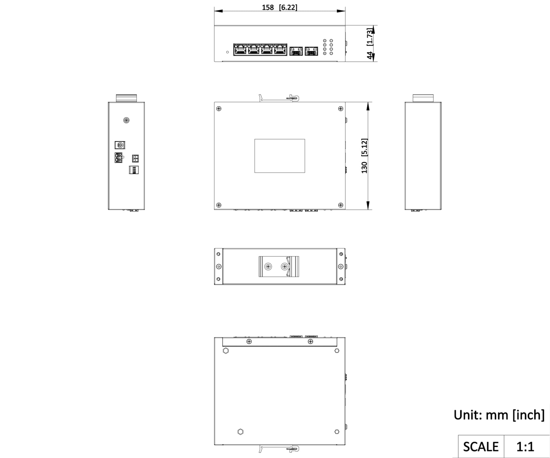 ZARZĄDZALNY SWITCH PRZEMYSŁOWY POE DS-3T1506HP-EI-UPS/NO POWER UNIT 4-PORTOWY SFP Hikvision-1868870