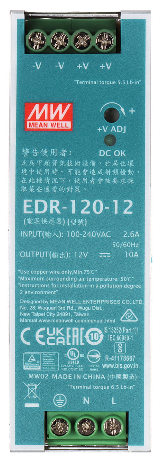 ZASILACZ IMPULSOWY EDR-120-12 MEAN WELL-1669524