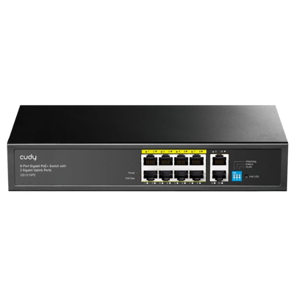 SWITCH POE GS1010PE 8-PORTOWY CUDY-1790292