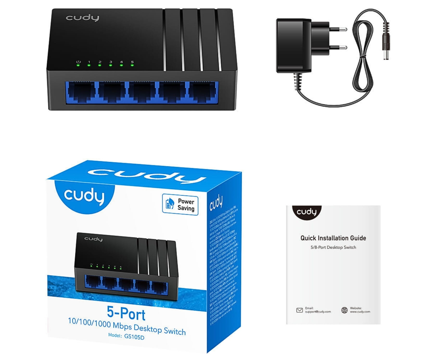SWITCH   GS105D 5-PORTOWY CUDY-1869671