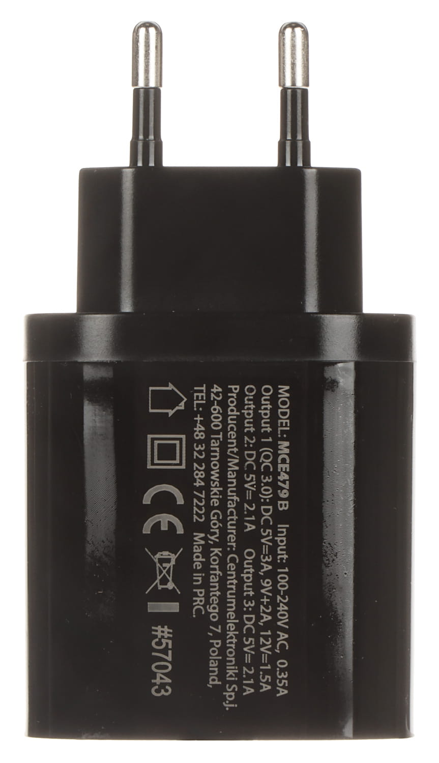 ŁADOWARKA SIECIOWA USB MCE-479B MACLEAN ENERGY-1568778