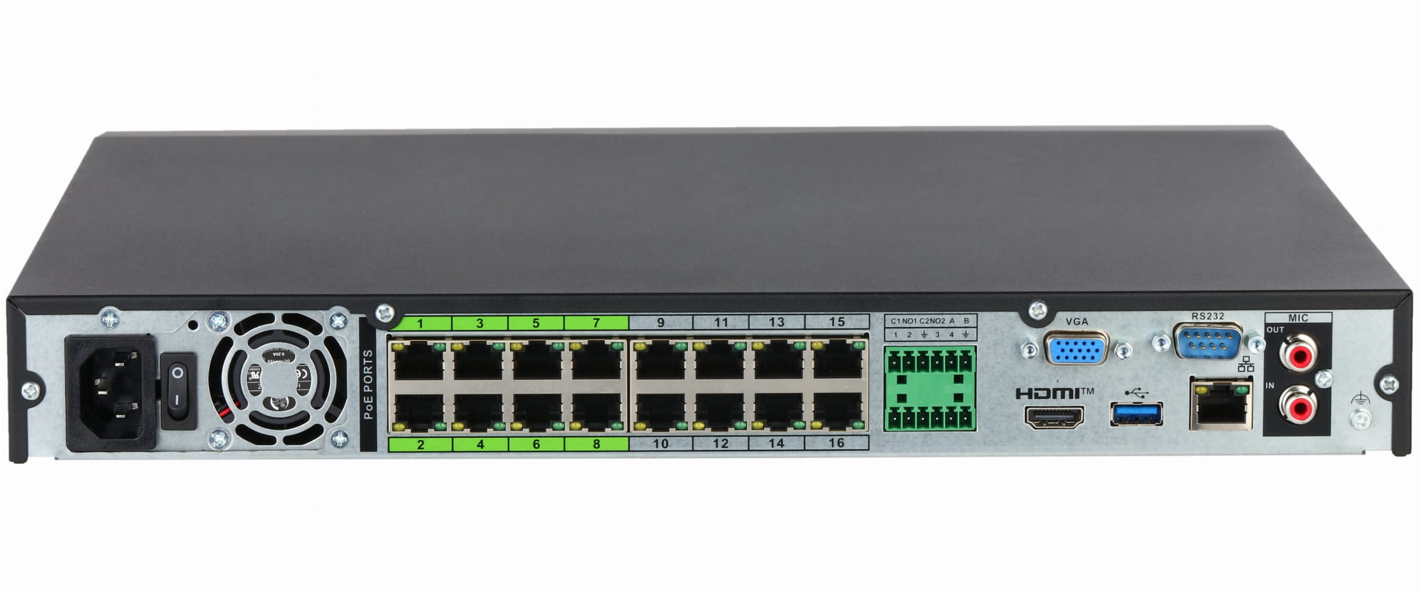 REJESTRATOR IP NVR5232-16P-EI2 32 KANAŁY, 16 PoE WizSense DAHUA-1869865