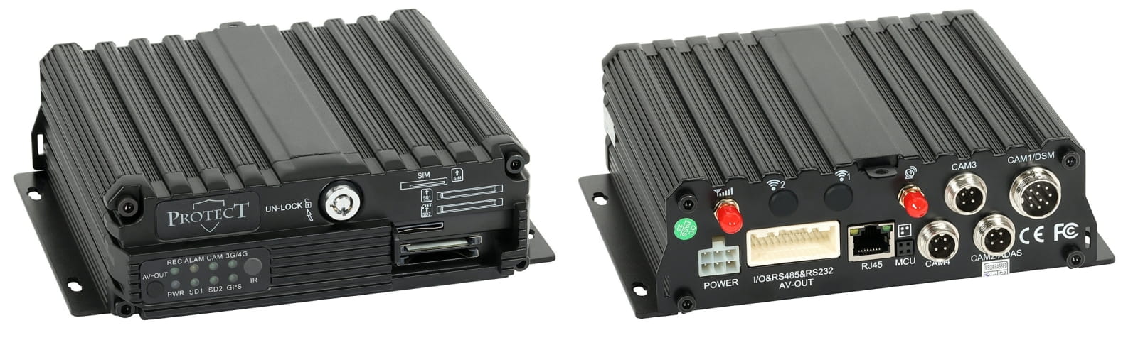 REJESTRATOR MOBILNY AHD, PAL, IP PROTECT-316 4 KANAŁY-1708757