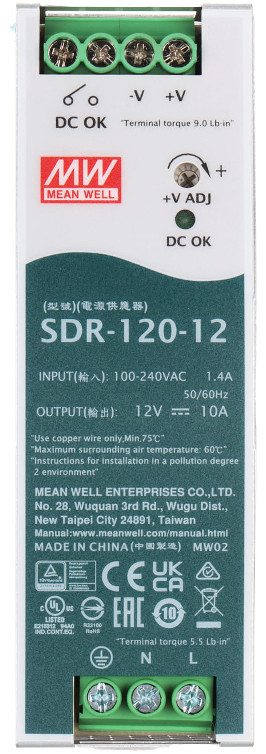 ZASILACZ IMPULSOWY SDR-120-12 MEAN WELL-1663360