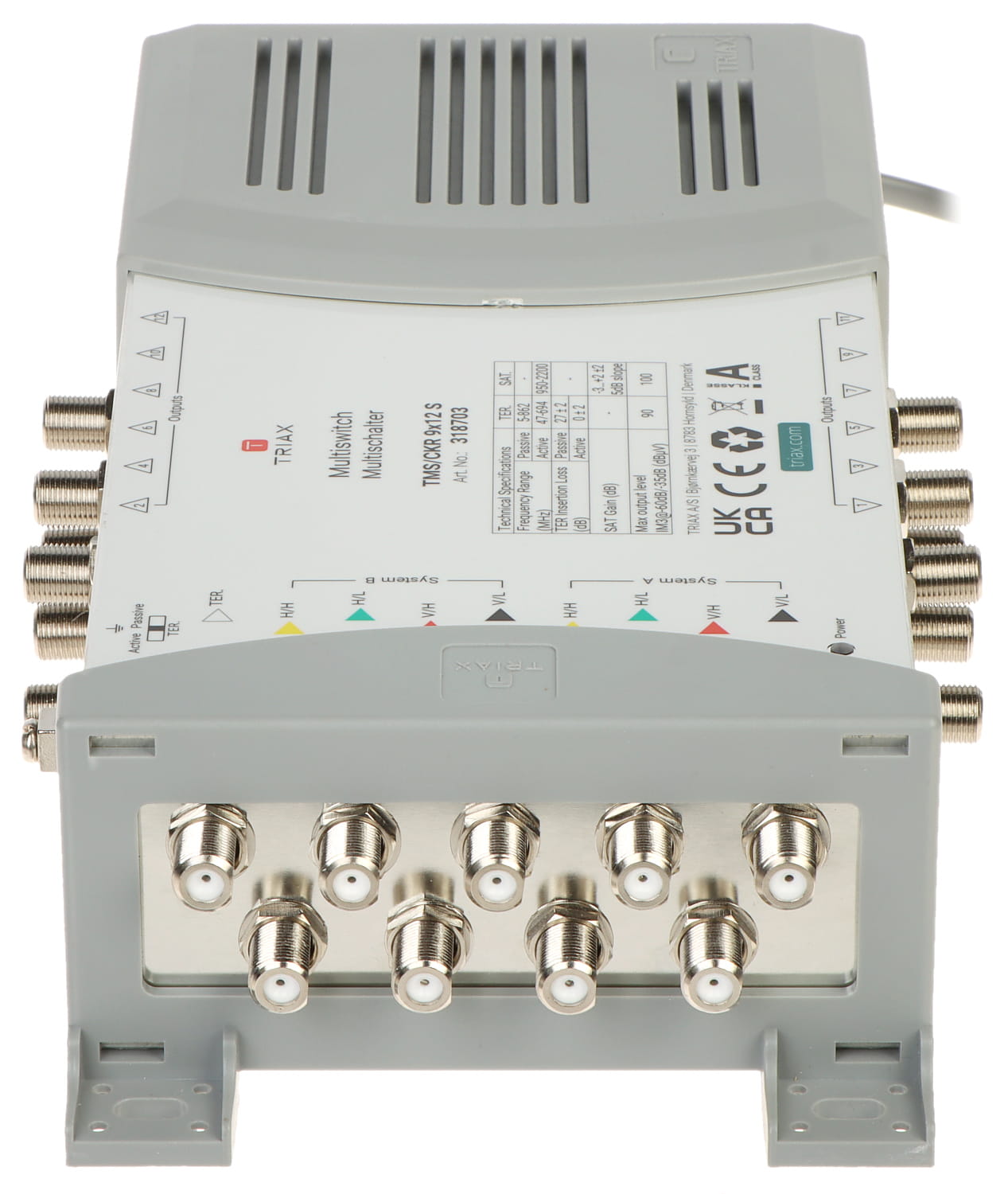 MULTISWITCH TMS-9/12S 9 WEJŚĆ / 12 WYJŚĆ TRIAX-1517518