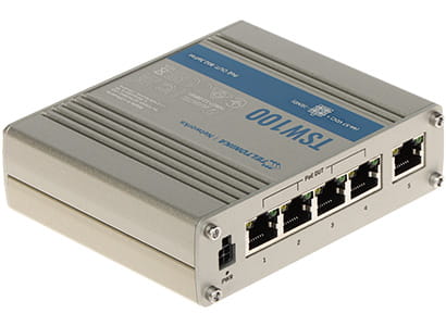 SWITCH PRZEMYSŁOWY POE TSW100 5-PORTOWY, 4 PoE Teltonika-1683415