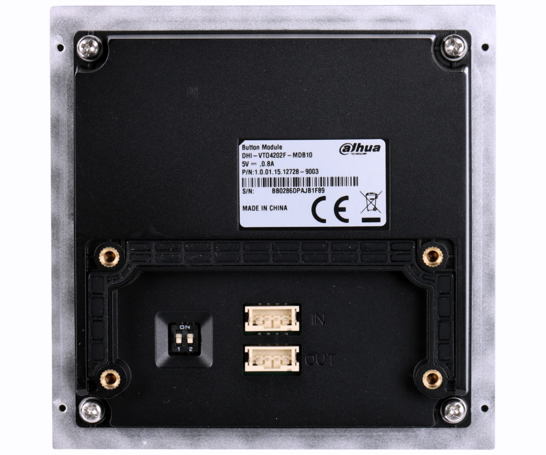 MODUŁ KLAWIATURY VTO4202F-MDB10 DO MODUŁÓW VTO4202F-P, VTO4201F-P, VTO4201F-P1 DAHUA-1823265