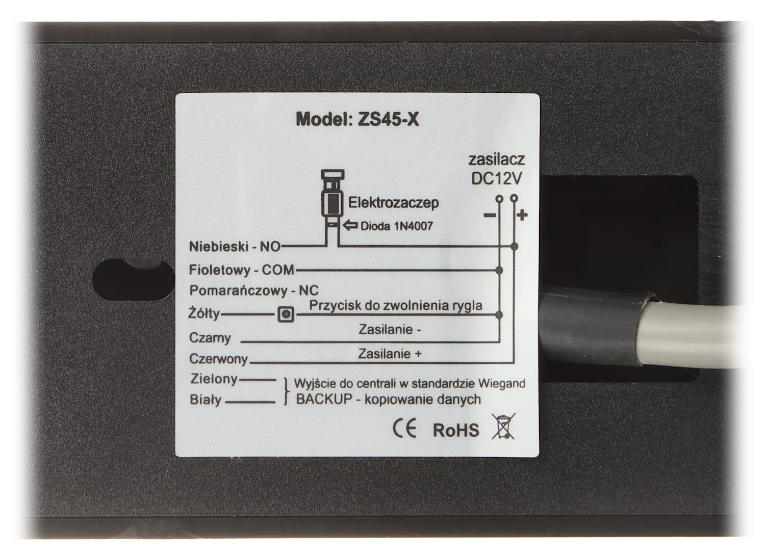 ZAMEK SZYFROWY ZS45-X Tuya Smart Wi-Fi VIDOS-1469801