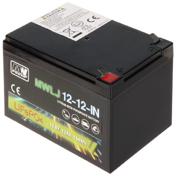 AKUMULATOR 12.8V/12AH/LIFEPO4-MWLJ MW Power-1688206