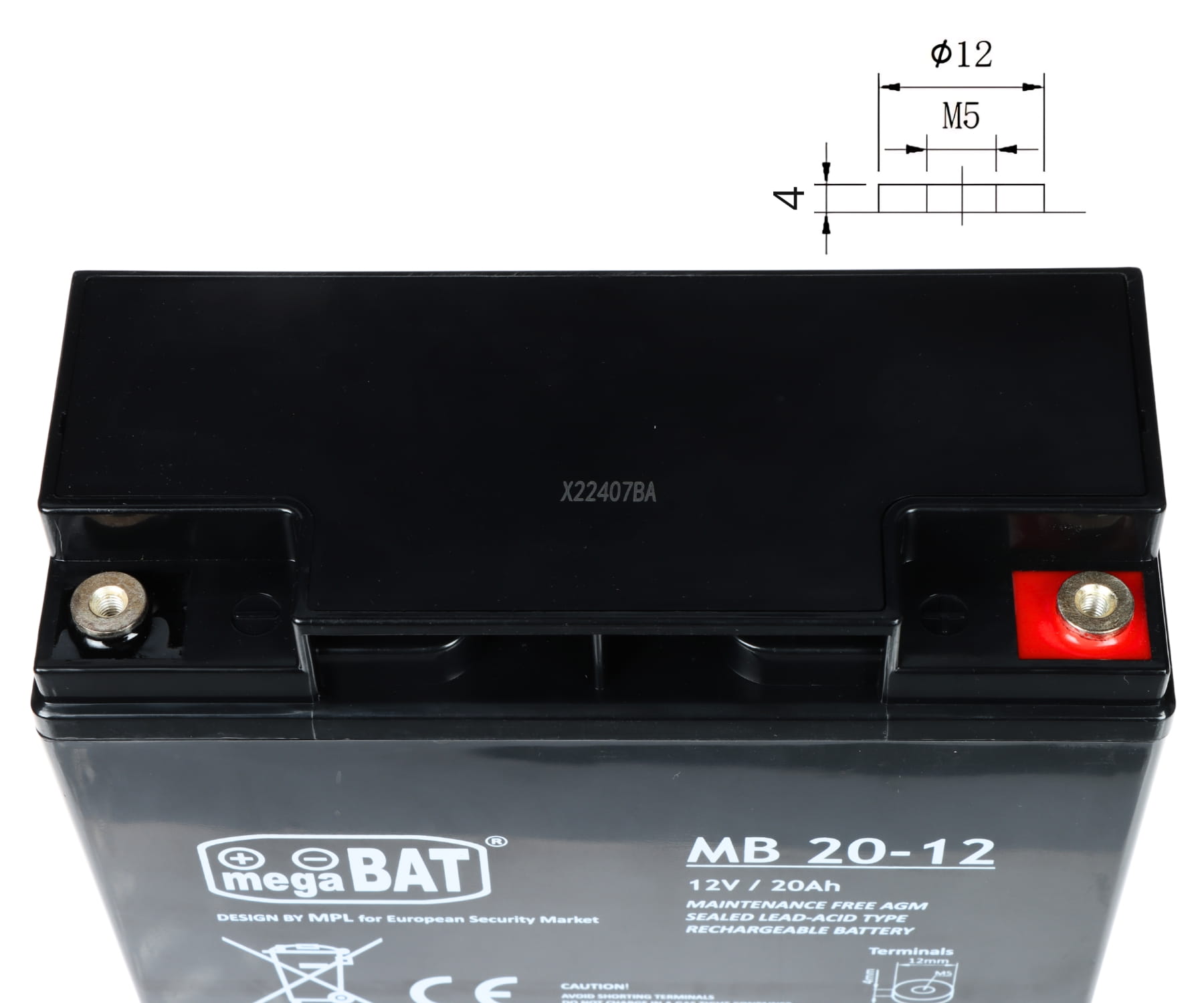 AKUMULATOR 12V/20AH-MB megaBAT-1773319