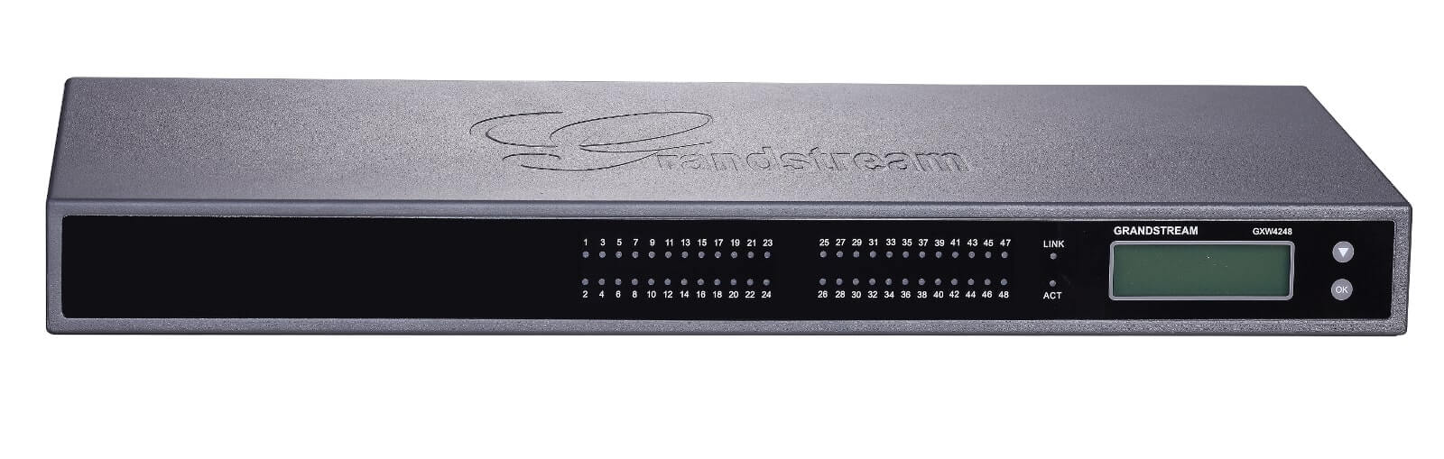 Grandstream GXW4248V2 Bramka VoIP 48 porty FXS - widok od przodu.jpg