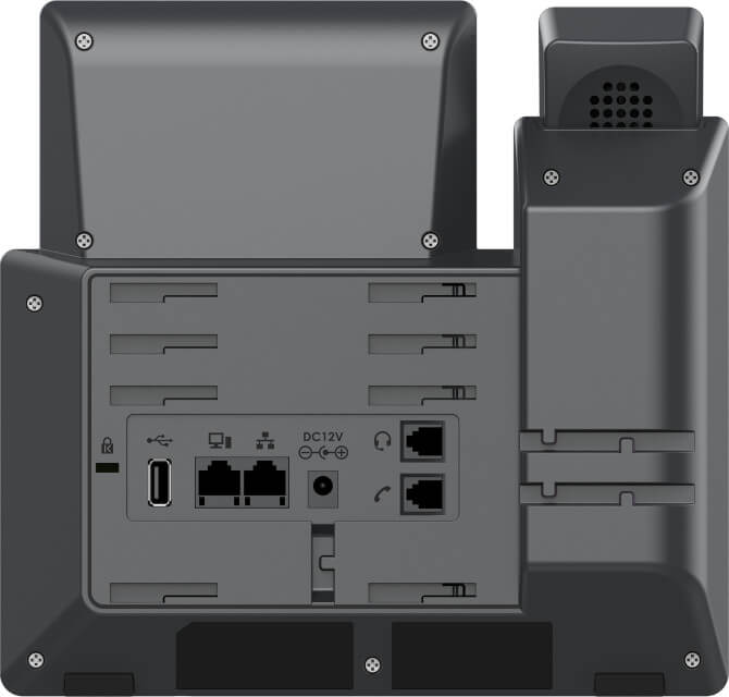 Grandstream GRP2624 – telefon IP – panel złączy.jpg