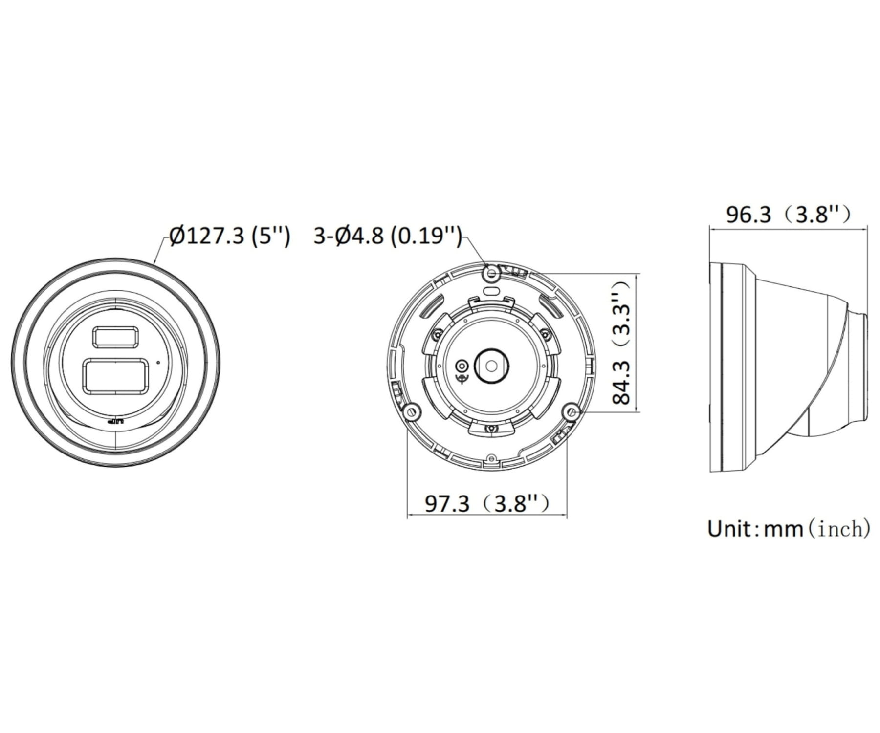 KAMERA IP DS-2CD2383G2-LI2U/SL(2.8MM)(BLACK)/PL AcuSense - 8Mpx, 4K UHD 2.8mm Hikvision-1789999