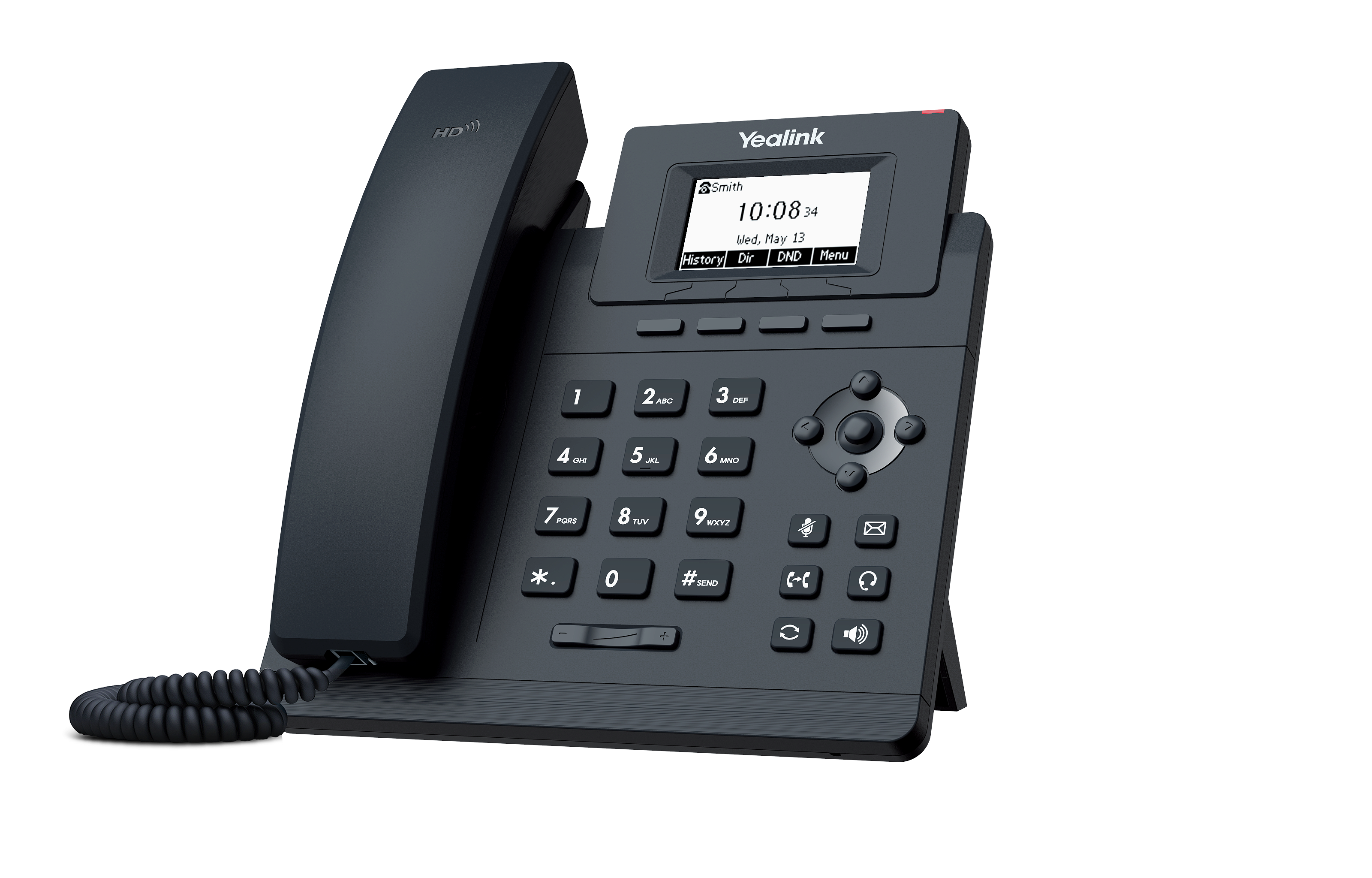 Yealink SIP-T30 – telefon IP – widok pod kątem.png