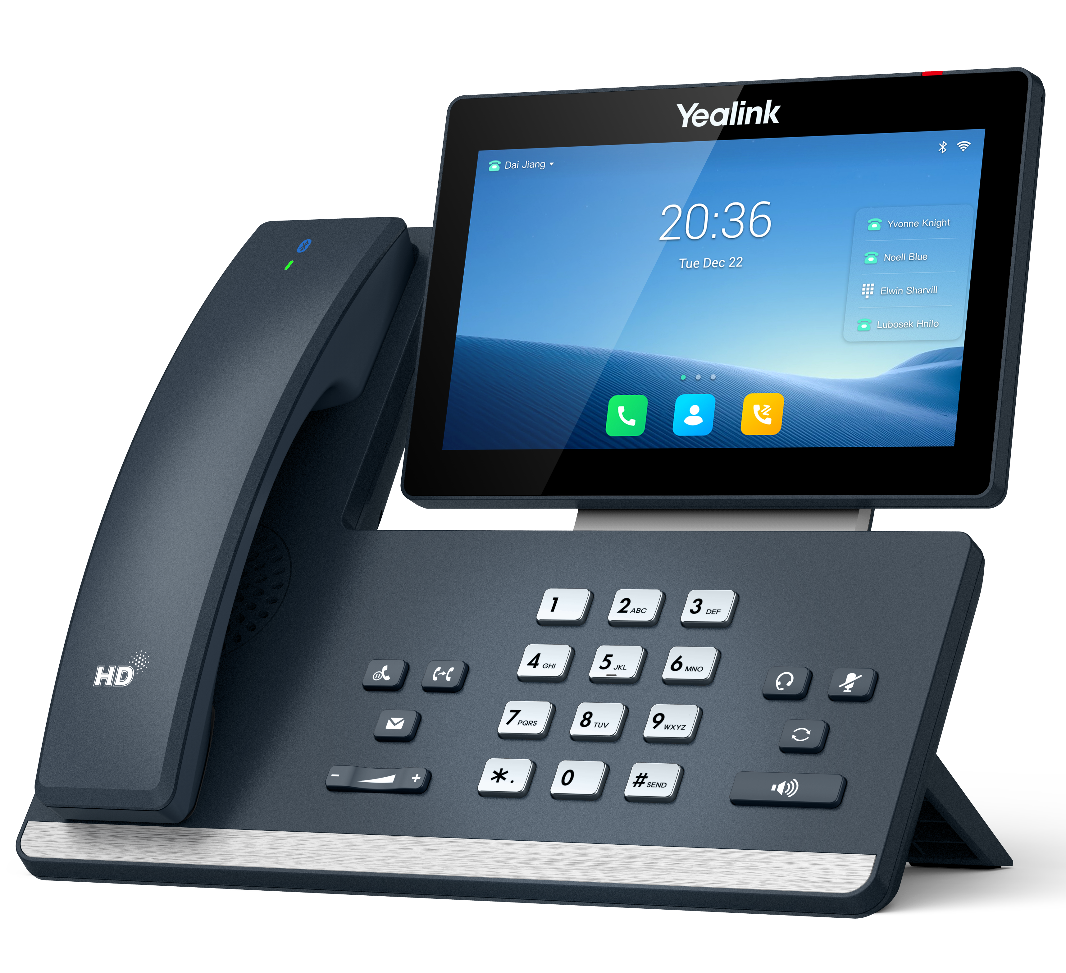 Yealink SIP-T58W Pro – wideotelefon IP – widok pod kątem.png