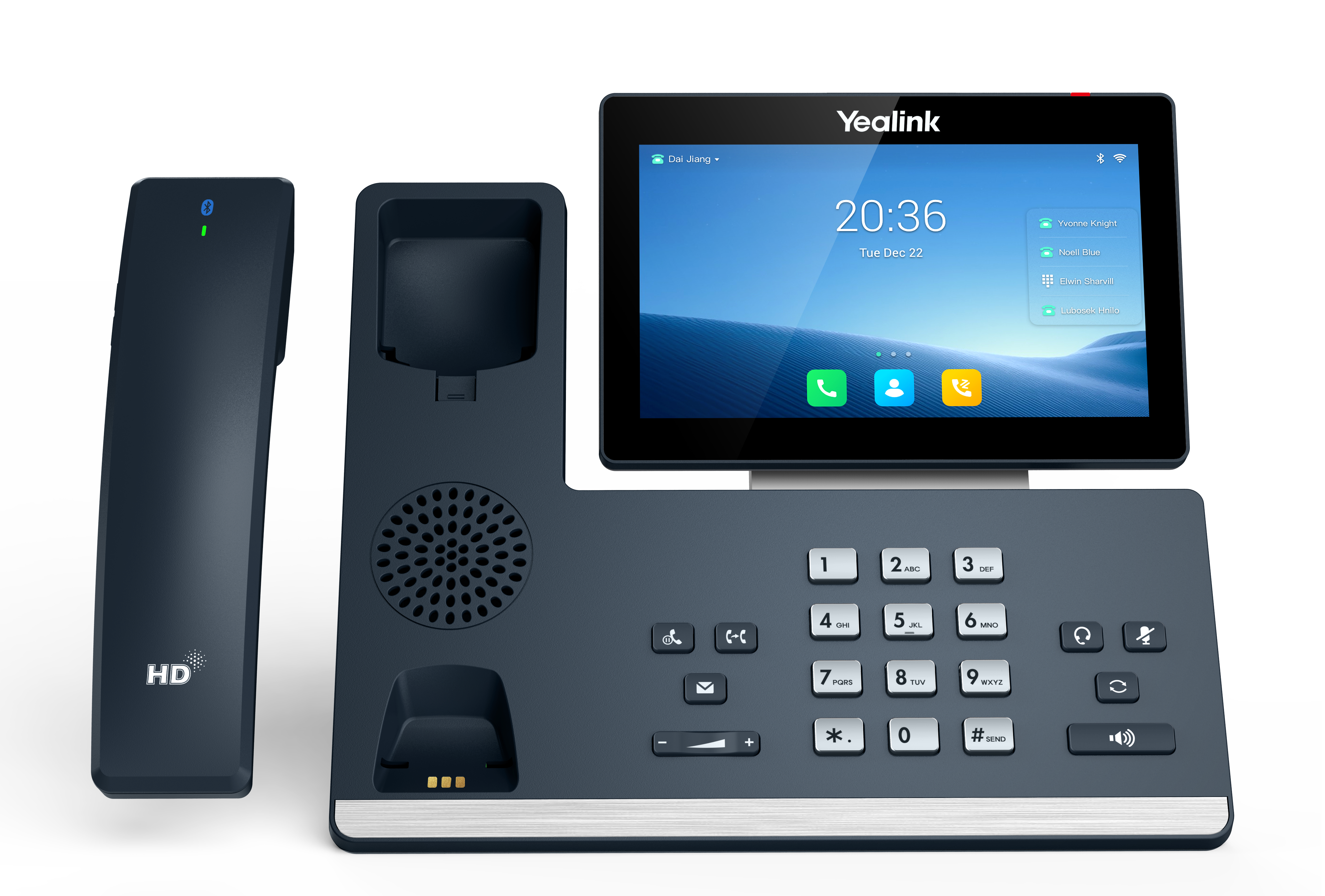 Yealink SIP-T58W Pro – wideotelefon IP – widok z przodu.png