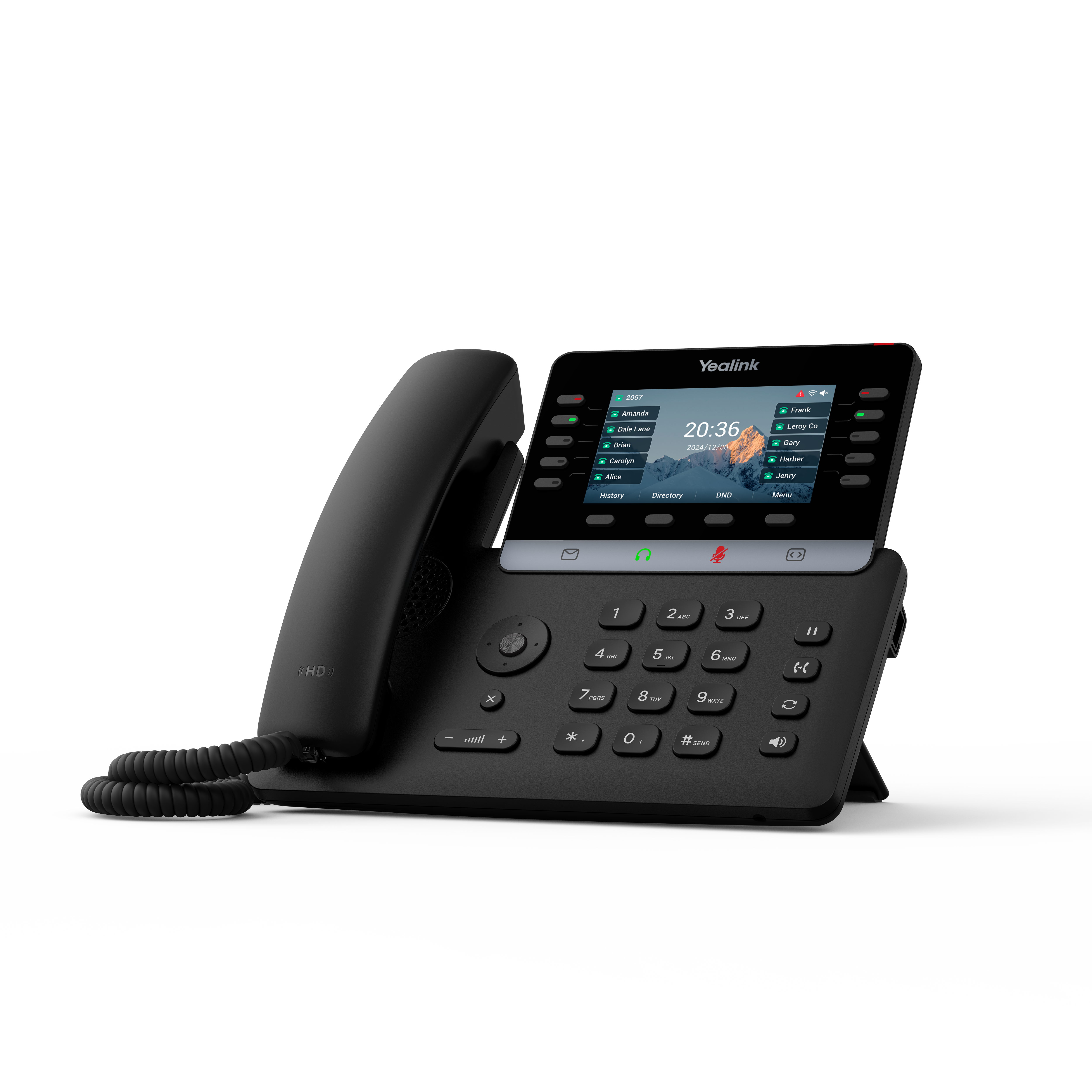Yealink SIP-T74U – telefon IP – widok pod kątem.png