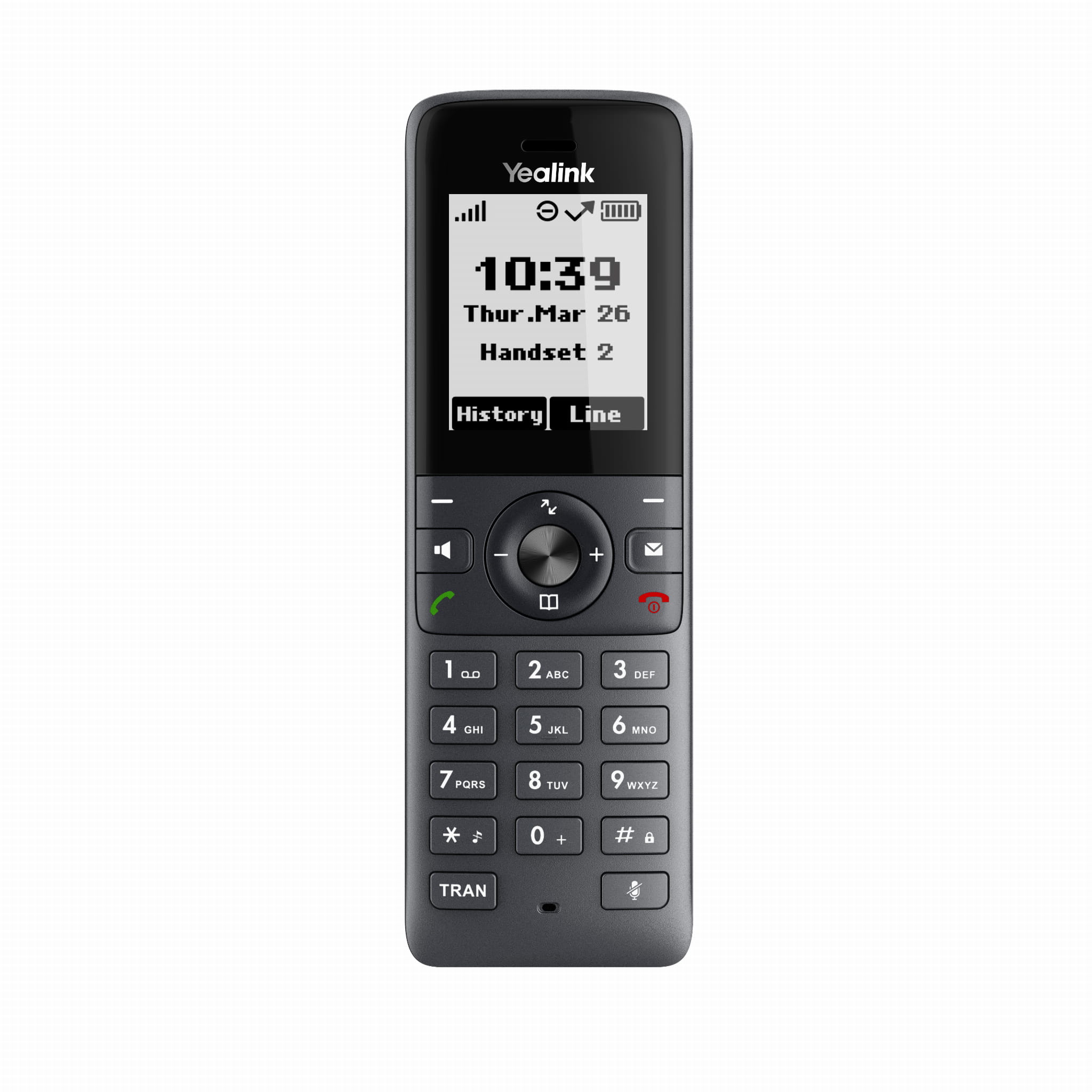 Yealink W71H – słuchawka DECT – widok z przodu.jpg