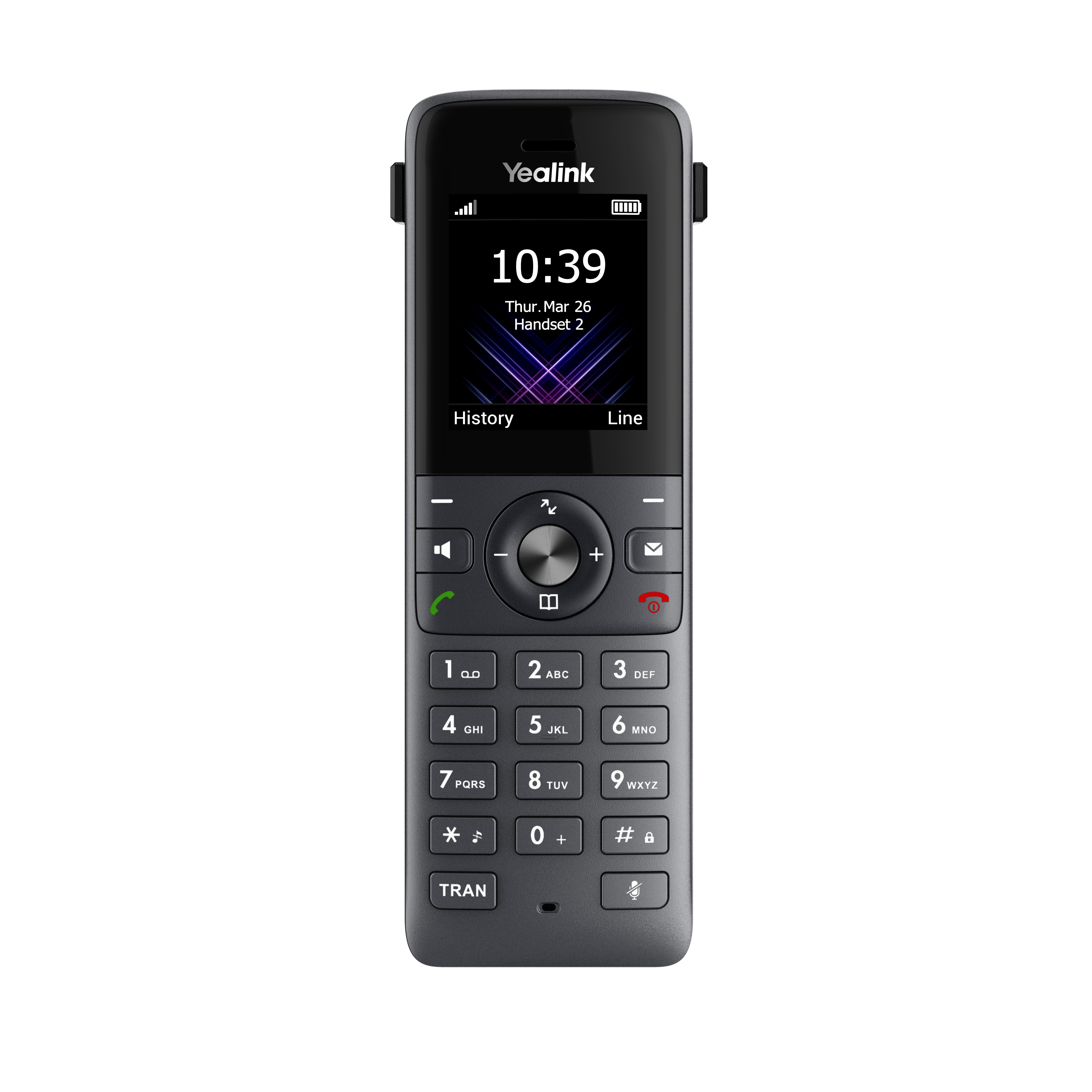 Yealink W73H – słuchawka DECT – widok z przodu.png