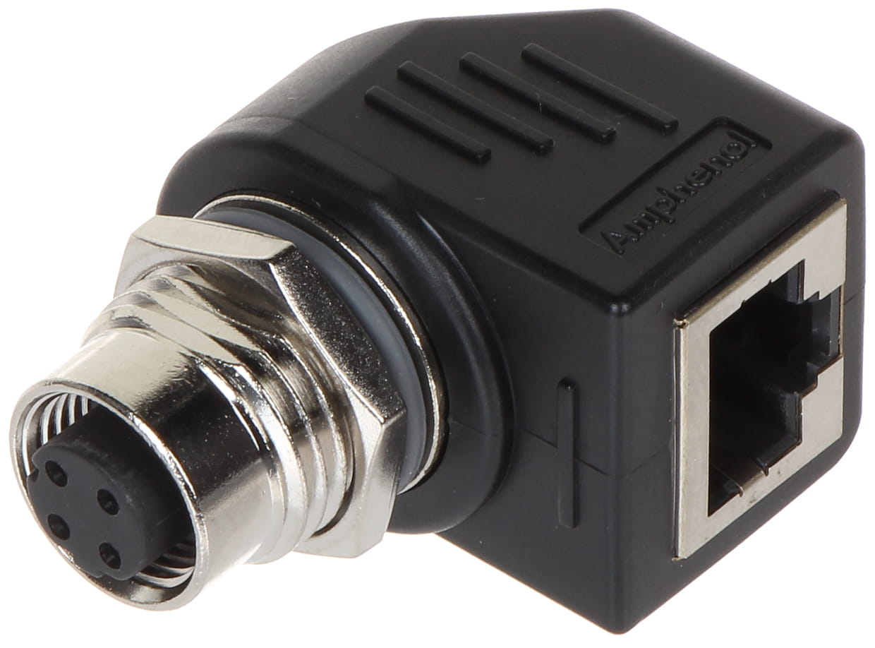 PRZEJŚCIE KĄTOWE M12D-G/RJ45-G-1342617