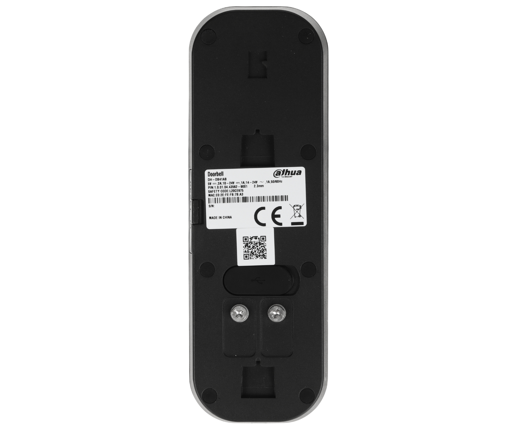 DZWONEK BEZPRZEWODOWY Z KAMERĄ DB41AB Wi-Fi 6, 4Mpx DAHUA-1884352