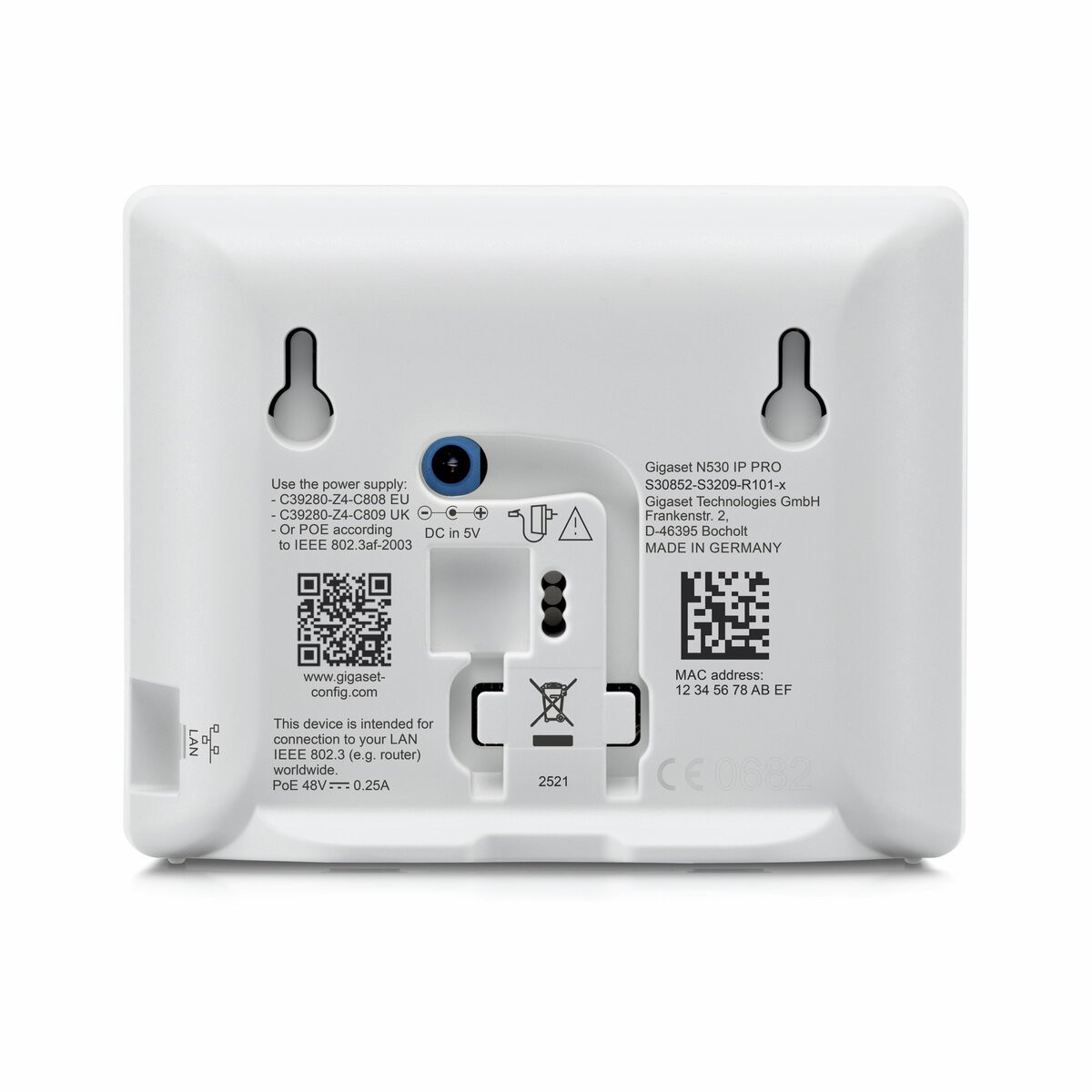 Gigaset N530 IP PRO – stacja bazowa DECT – widok z tyłu.jpg